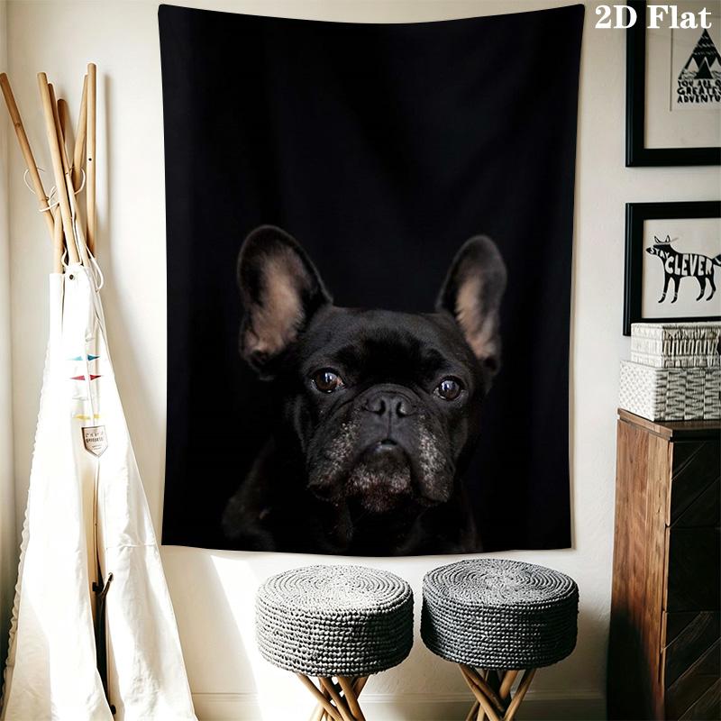 French Bulldog Pattern Home Decor Tapestry, Wall Hanging, Decorative RV Wall Cloth.MGT0918562