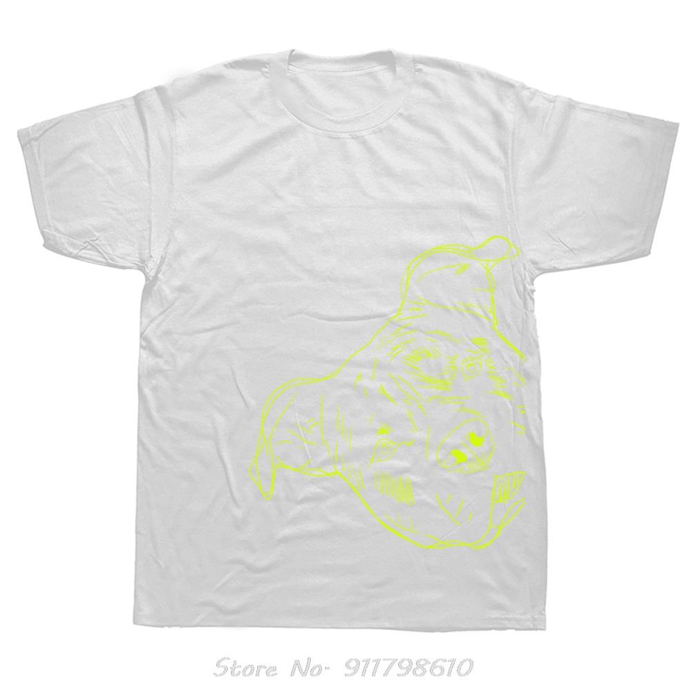 Funny Oversized T-shirt Dog American Staffordshire Terrier Men's Clothing Streetwear Fitness T Shirt Summer Style Cotton Tshirt