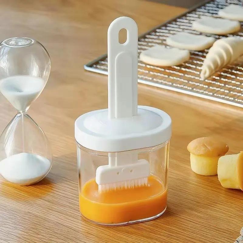 High temperature resistant kitchen pancake oil brush, honey bottle seasoning bottle barbecue oil brush magic