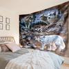 Wolf Pack Wilderness Tapestry Room Decoration Wall Hanging for Living Room Bedroom, Dormitory, Birthday and Christmas Gifts