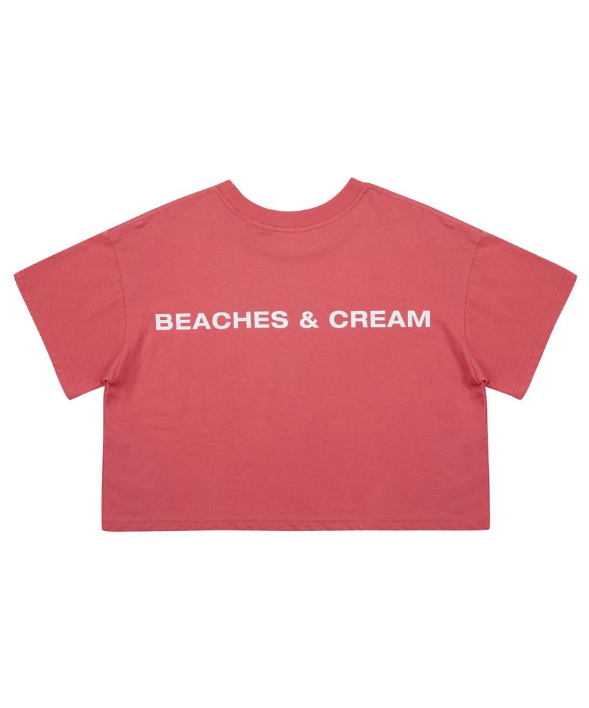 Bichiseuaenkeulim [Crop Fit]Simple Logo Short Sleeves-Pink