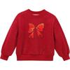 Fleece gefüttertes Kapuzensweatshirt für Mädchen Winter Festlich Lässiges Oberteil