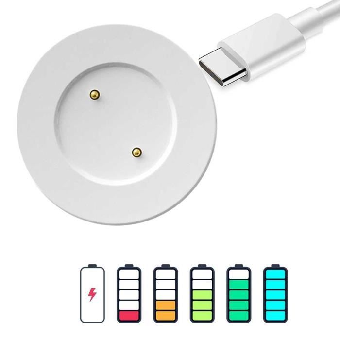 Charger - Ociodual - 80cm Usb Cable - Compatible Huawei Watch Gt-2-2e - Honor Watch Magic-2-dream - White