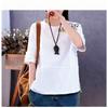 Pure Cotton Round Neck Short Sleeve Large Size Spring and Summer Trend Loose Top Student T-shirt