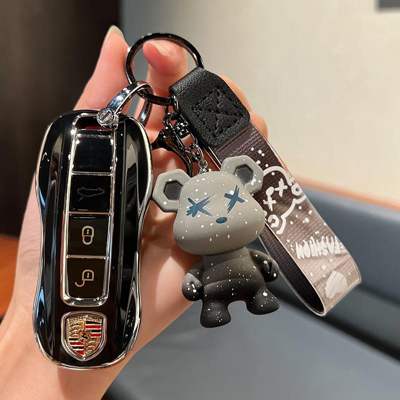 Passend für Porsche Schlüsselgehäuse CayennemacanPanamera Schlüsseletui
