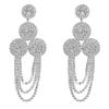 Original Design Long Diamond Earrings
