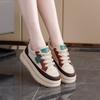 Small Height Increase Women's Shoes Small White Shoes Women's Platform Sports Board Shoes Internet Celebrities Show Small Feet New Women's Shoes KT-27