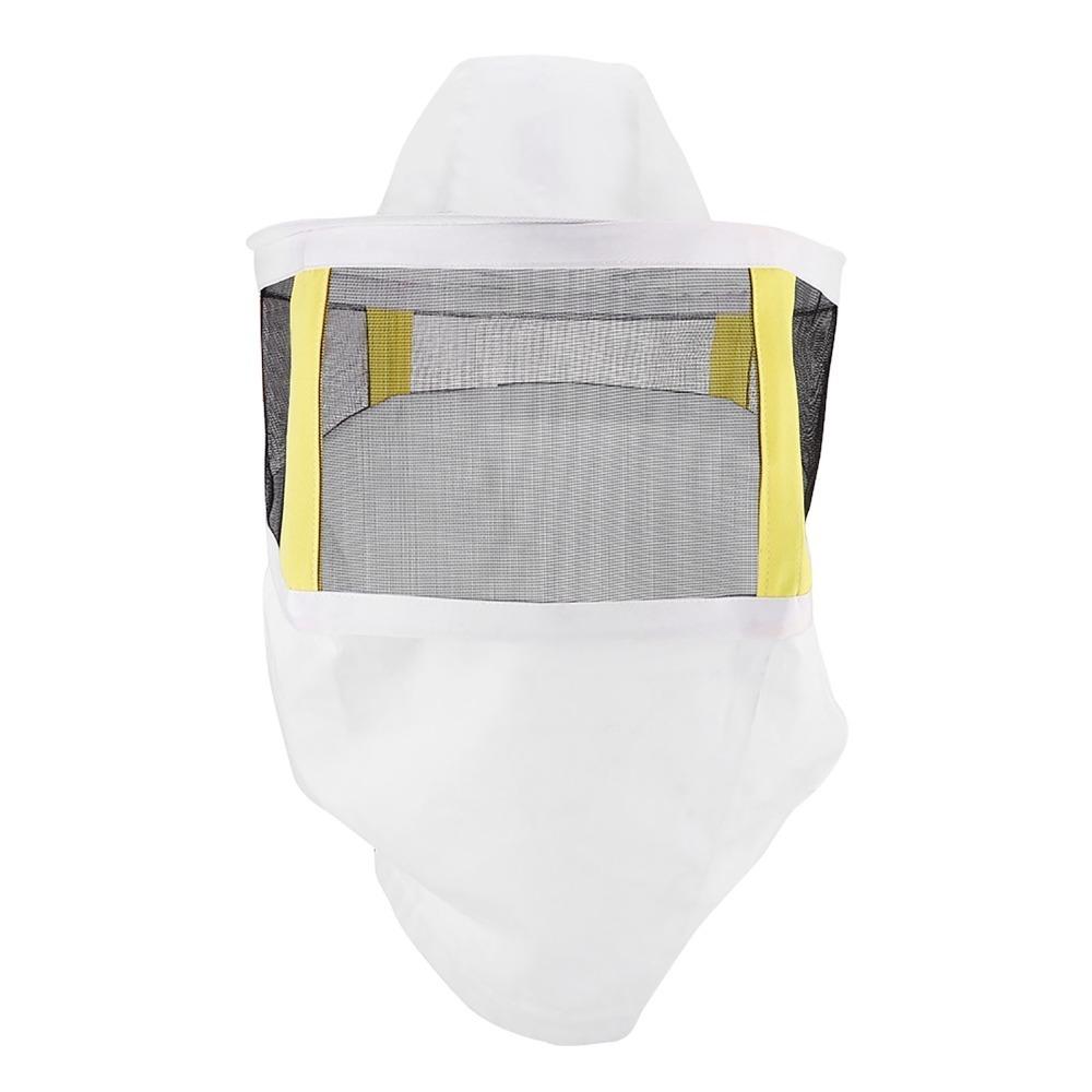 Polyester Cotton Anti Bee Net Cap Durable Mesh Protective Beekeeping Hat Bee Keeping Hat  Farming белый