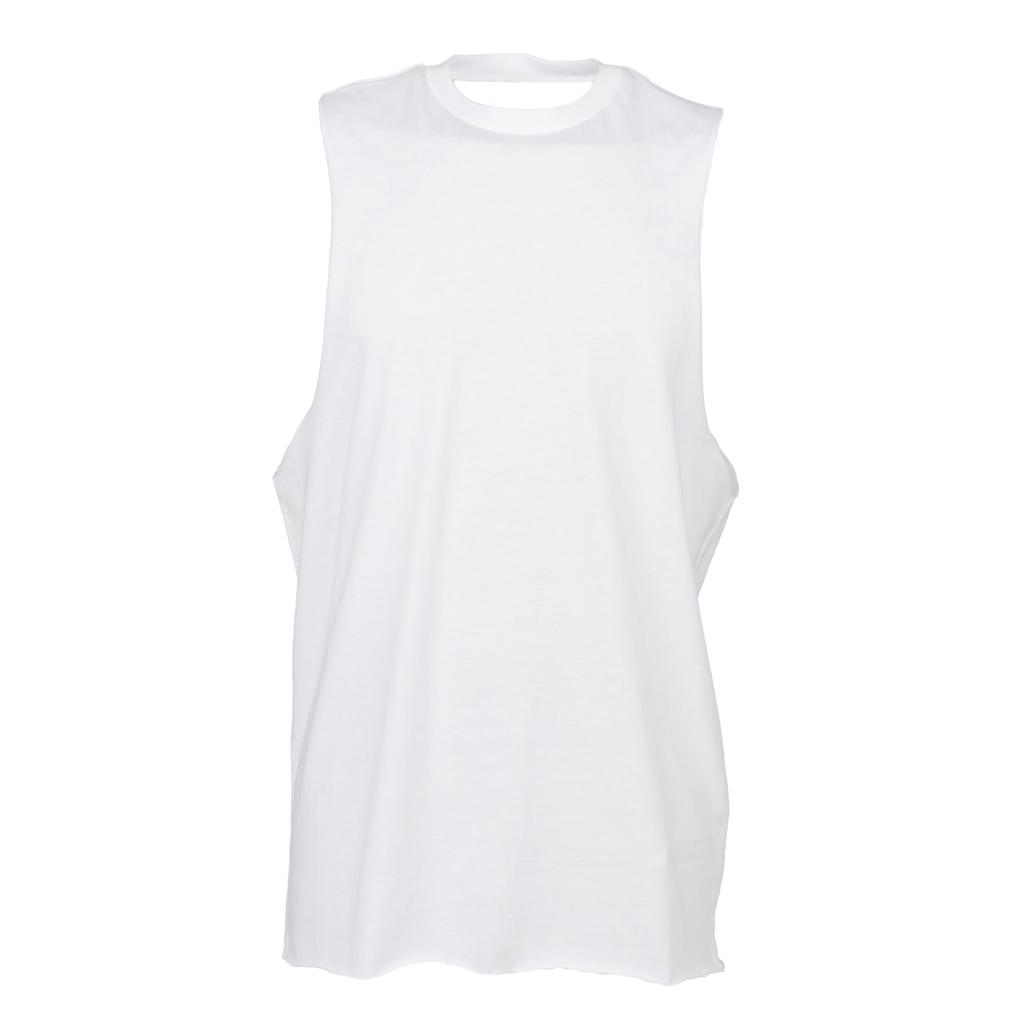 SF Men Mens High-Neck Slash Armhole Vest Top