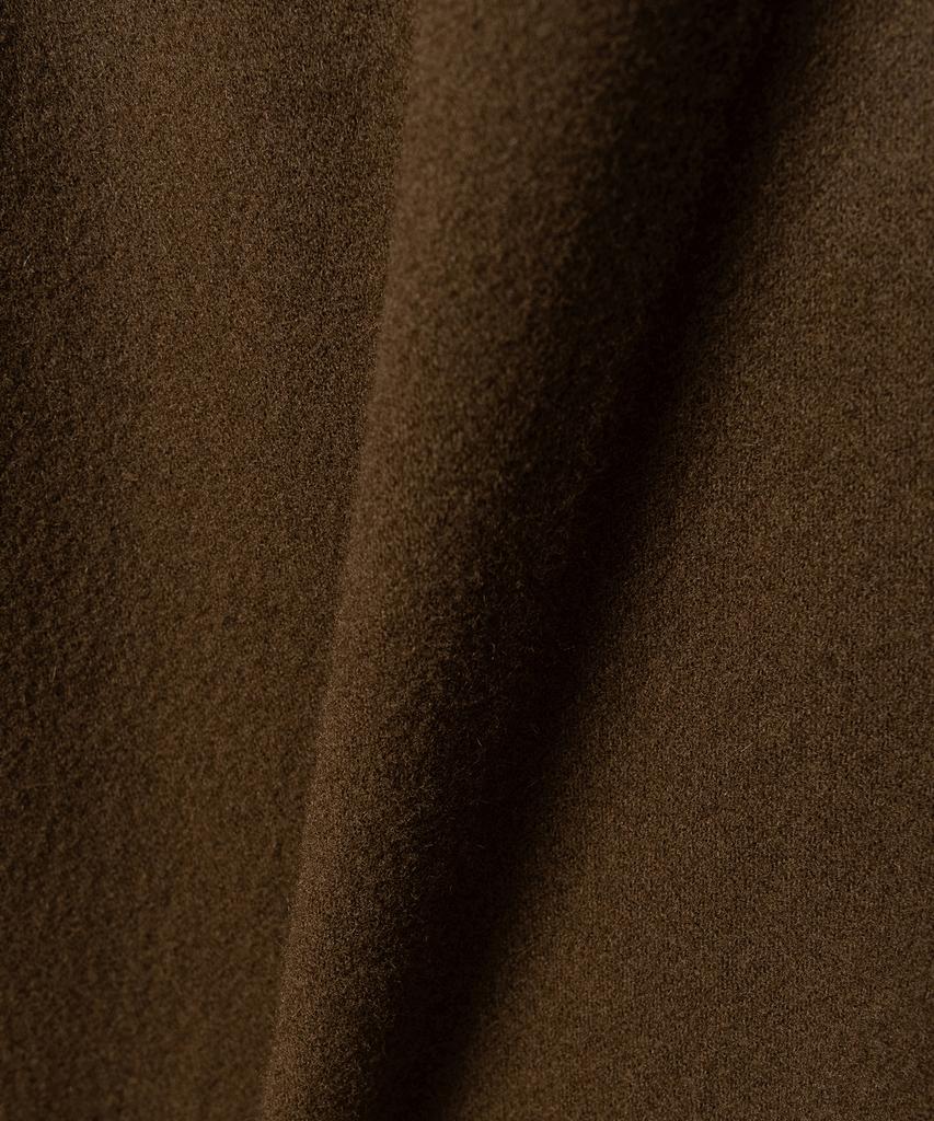 NONBLANK Wool Flannel Loose Fit Jacket_Brown