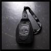 [BLACK JACKALL CROWN] Body Bag/waist Bag for Men and Women with Large Embossed Skull Decoration. Black Jackall Crown TH0208