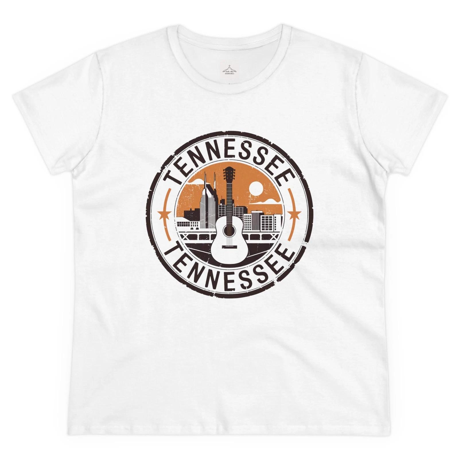 Tennessee Graphic Tee, Women’s Cotton T-Shirt, Vintage Music Shirt, Southern M