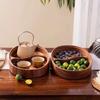 Solid Walnut Wooden Bowl – Creative Salad & Fruit Bowl for Home Storage & Decor