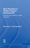 The Best Practices In Online Program Development : Teaching and Learning In Higher Education Book