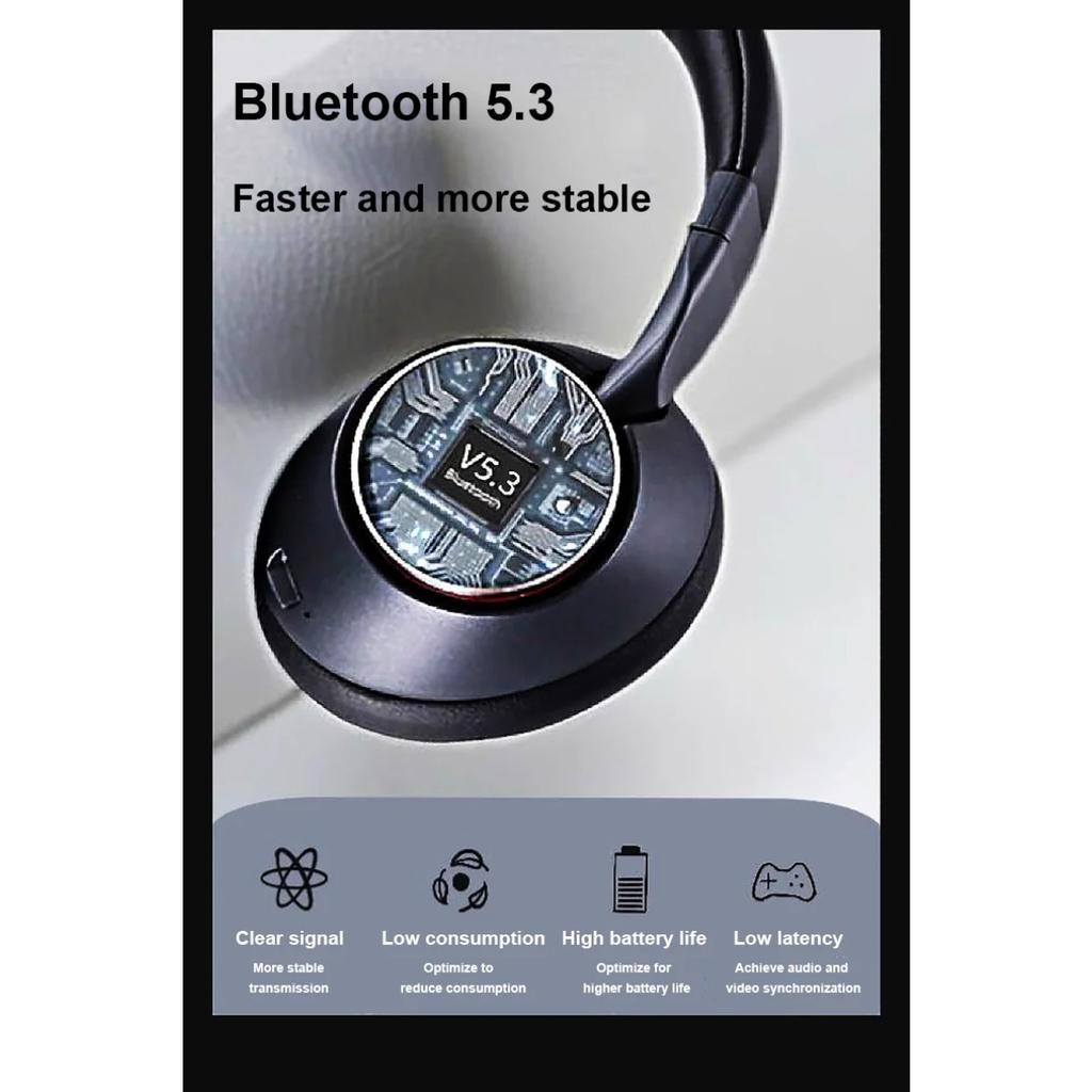 Y889 Bluetooth-Kopfhörer -48db Aktive Geräuschunterdrückung Bluetooth-Kopfhörer ANC-Max Headsets HiFi Stereo-Ohrhörer