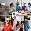 Universal VR Cover Face Pad - Breathable Sweatproof Cushion for Oculus/Meta Quest 2/3, Anti-Fog Comfort Replacement Foam Set