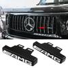 Jbfd2 1pc ABS AMG Grill Grille Emblem Grille Sticker Emblem Badge Sticker For AMG W463 W464 W461 G63 G65 Car Accessories