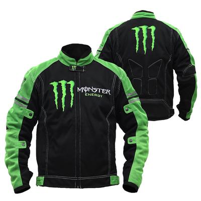 Oddychający kombinezon motocyklowy z siatki Męski Motocyklowy Chroniący przed Upadkiem Ubranie Kierowcy Cienka Kurtka Wyścigowa Z Ochronnym Wyposażeniem
