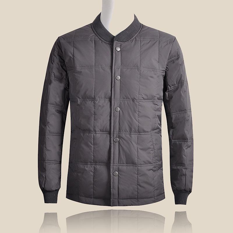 

Мужская термокуртка с высоким воротником, длинный рукав, большой размер для людей среднего и пожилого возраста XXXXL серый