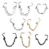 Septum Rings Earrings Piercing Septum Rings Nose Piercing Ring Double Nose Chain Nose Stud