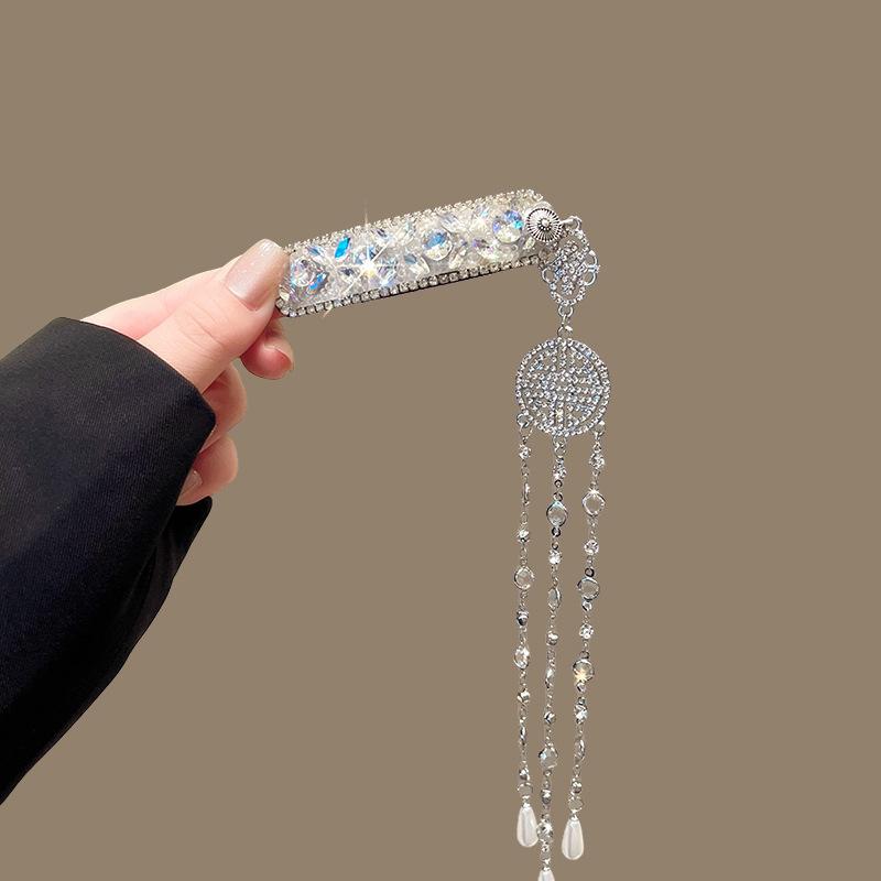 Rhinestone Hair Clip Dazzling Sparkling Hair Clip Crystal Hair Clip Chic For Special Occasions Formal Events Parties
