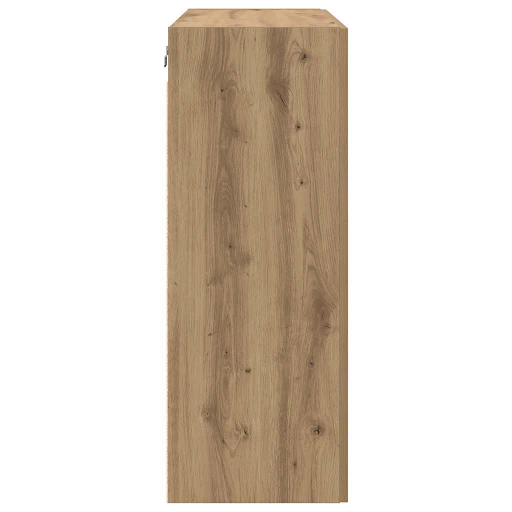 Artisan Oak Wall Mounted Cabinet 69.5 x 34 x 90 cm