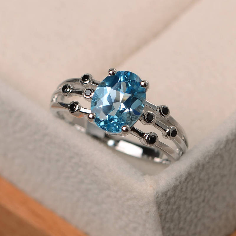 Gemstone Exquisite Ring Rings Birthstone Engagement 12 birthday stone girl Jewelry Charming Gift Wedding