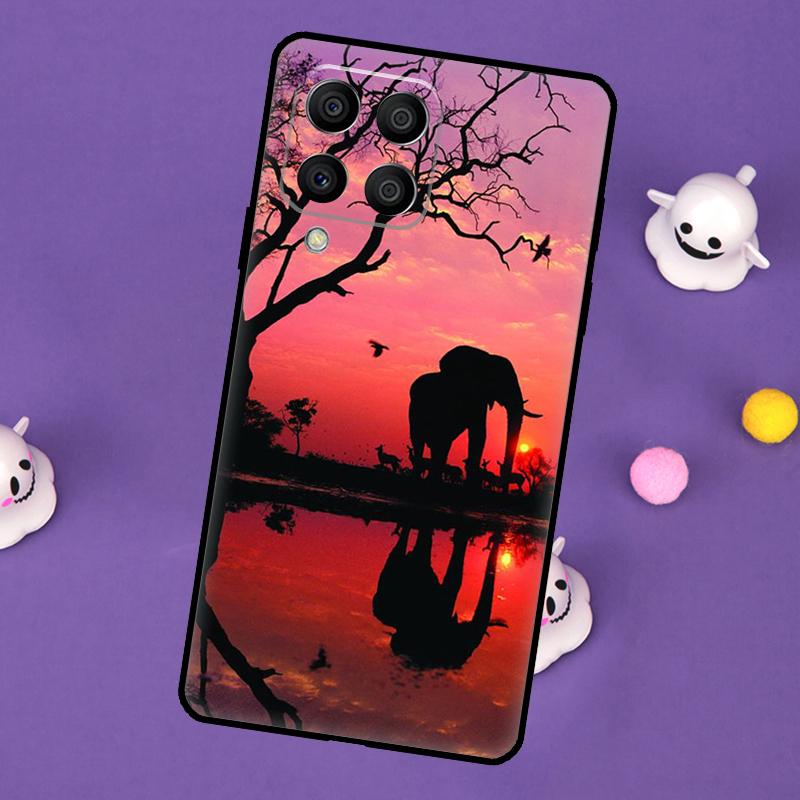 

Elephant Animal Cover For Samsung Galaxy M32 M52 M12 M13 M33 M23 M53 M15 M55 M31 M51 M14 M34 M54 M20 Case Samsung M31