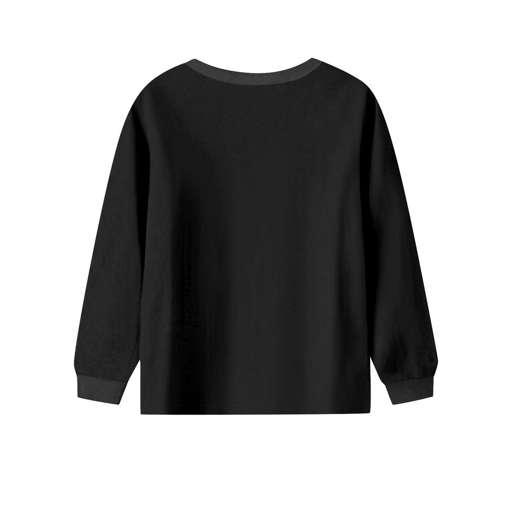 Children's Fashion Suit Skirt Round Neck Long Sleeve Top Pants