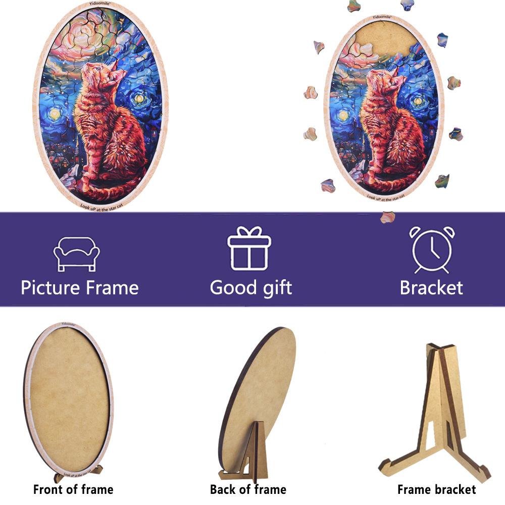 Vzdělávací hračky, dřevěné puzzle, dárky k narozeninám jsou vhodné pro rodinná setkání, neformální vzdělávací hračky