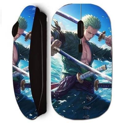 Kabellose Maus - MANIACASE - One Piece Roronoa Zoro - Schwarz - USB - Lieferung mit Nano-Empfänger