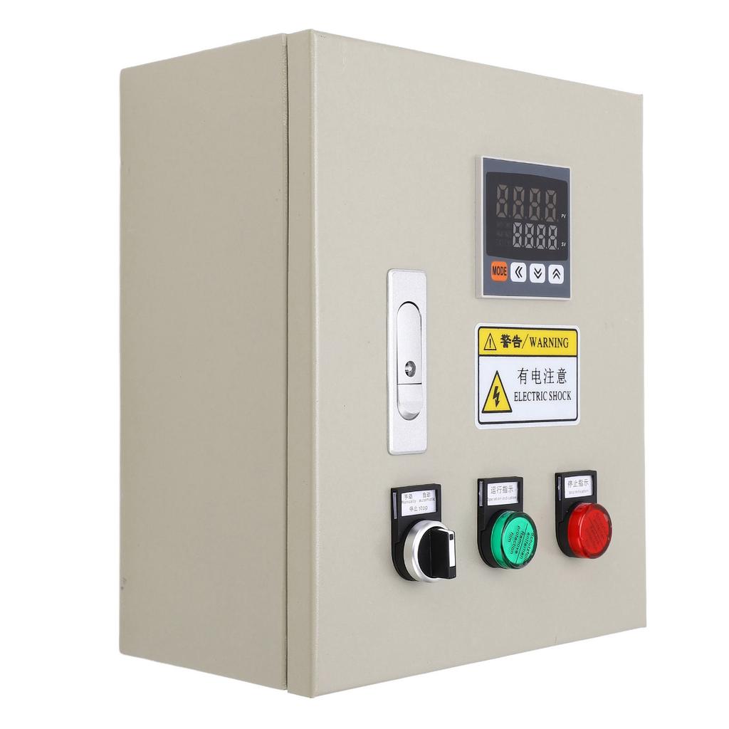 PID Temperature Controller 3 Phase 15KW Intelligent Thermostat Temp Control Box with M6 K Type 2M