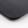 HERMES Dogon Duo Purse black Togo unisex Used