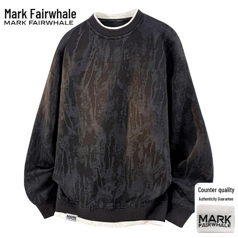 Mark Fairwhale Men's Casual Crewneck Long Sleeve T-Shirt