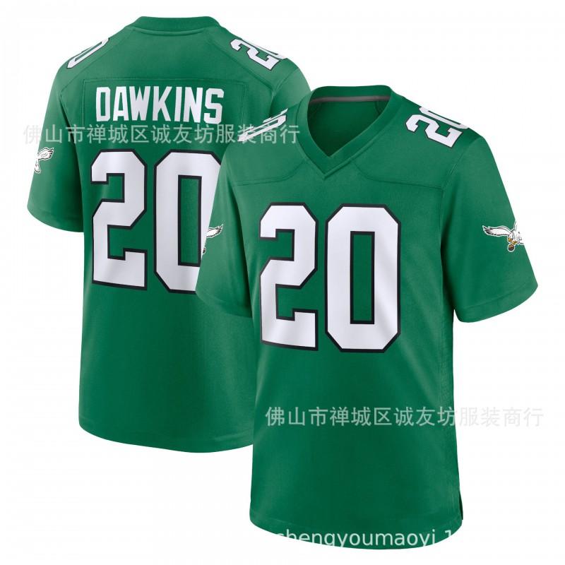 Mens Retro Football Jersey 20 Brian Dawkins Philadelphia Eagles All Season Sports Training Shirt