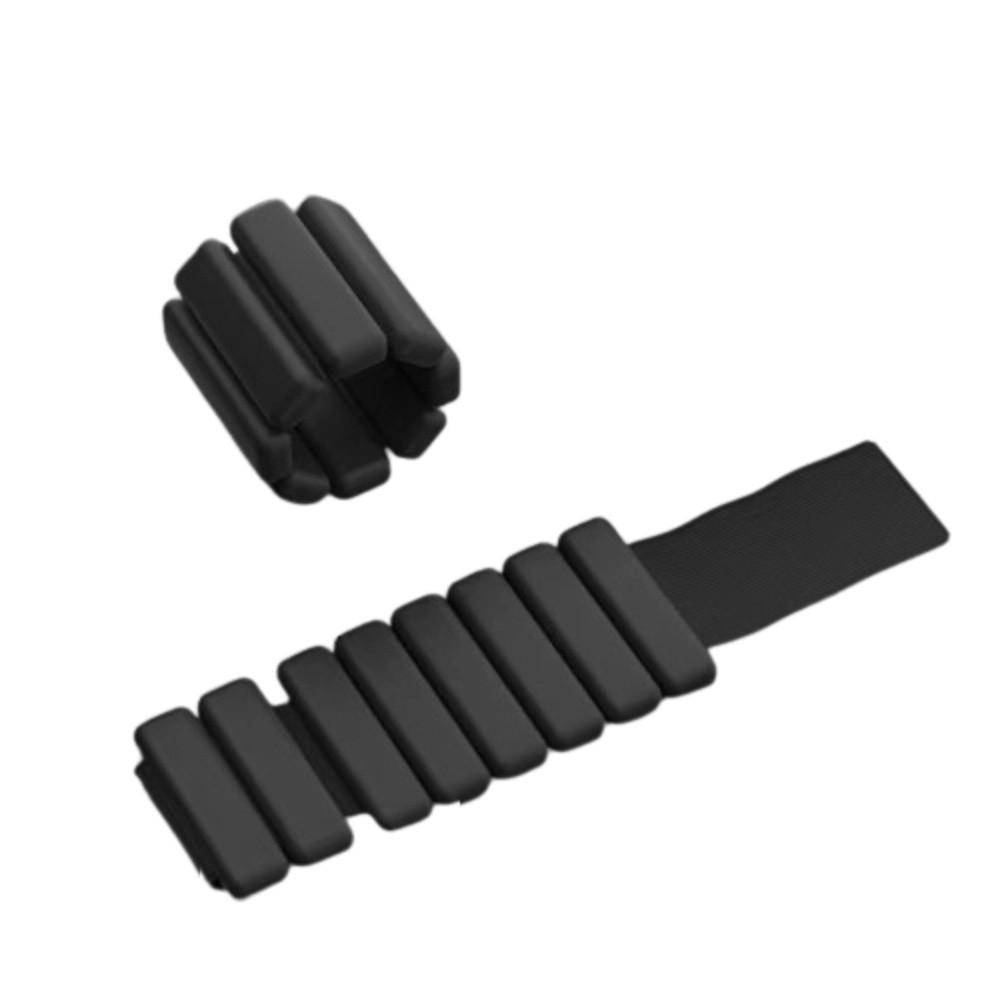 

1 пара стальных и силиконовых ремешков с утяжелителями для лодыжек и запястий, регулируемый браслет для переноски веса для тренировок 2lbs