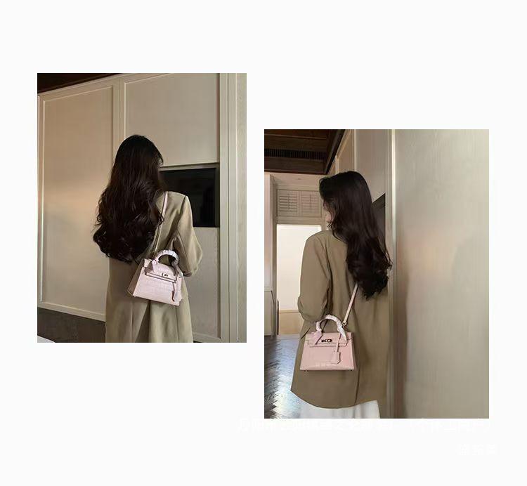 Versatile Kelly Bag: Luxury Textured Handbag for All Seasons - Women's Fashion, Casual Style