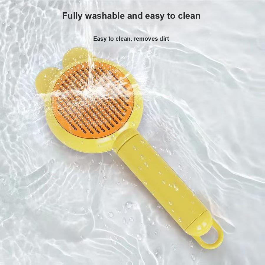 Rabbit Ear Comb Pet Grooming Brush for Cats and Dogs, Hair Removal Massage Tool Cat Licking Device Source Factory Agent Sales