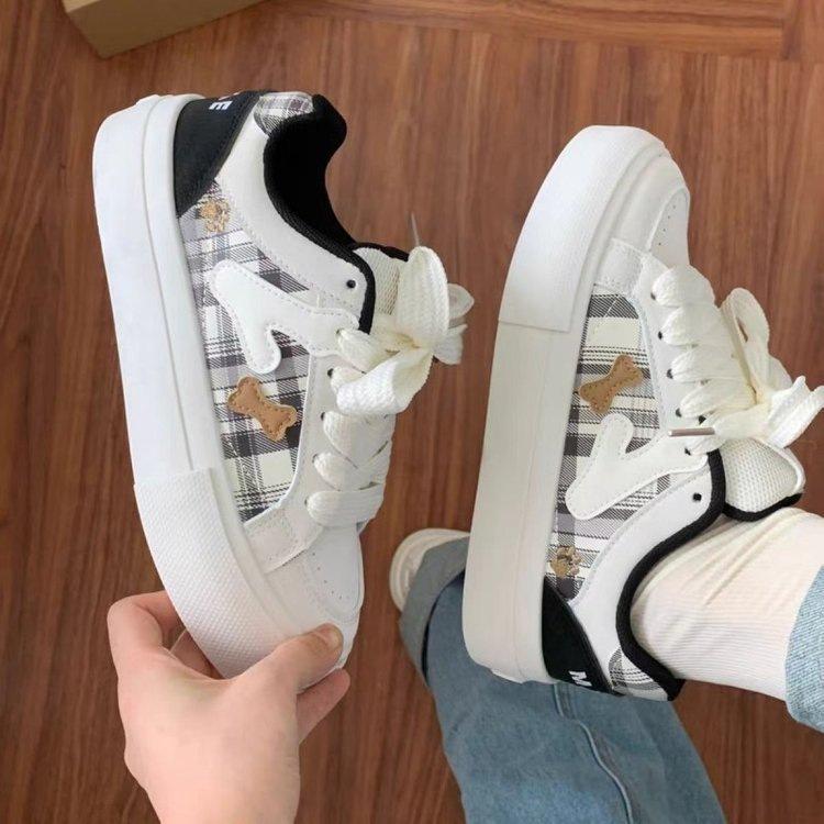 

Thick-soled heightening personalized casual board shoes fufu autumn new student shoes thick-soled sports and leisure 35 чёрный