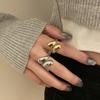 New 925 Sterling Silver Ring Personality Charm Simple Geometric Shape Woman Ring Party Gift for Friends Exquisite Jewelry