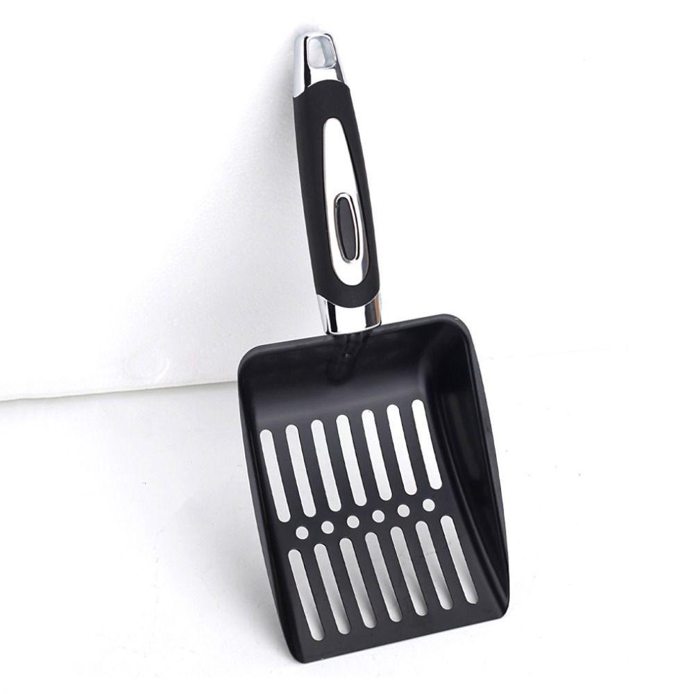 Long Handle Cat Poop Scoop Metal Sifter Shovel Creative Cat Litter-Scoop  Cat Supplies
