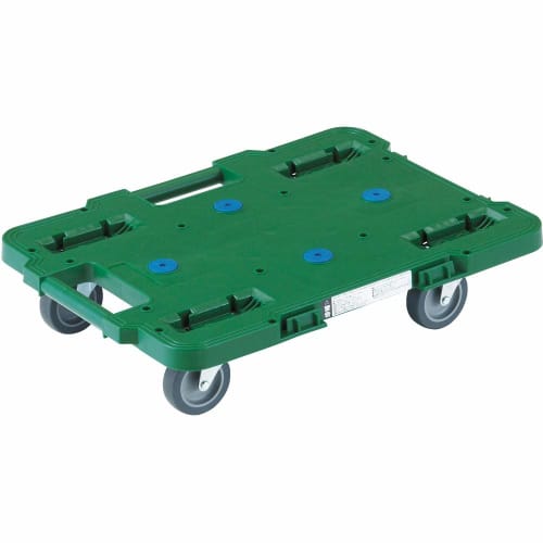 

TRUSCO Flat Trolley Route Van 370 x 500 4 колеса Гибкий Зеленый MPB-500J-GN