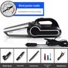 Multifunctional Four-in-One Portable Car Vacuum Cleaner: High-Power Air Pump & Handheld Tool
