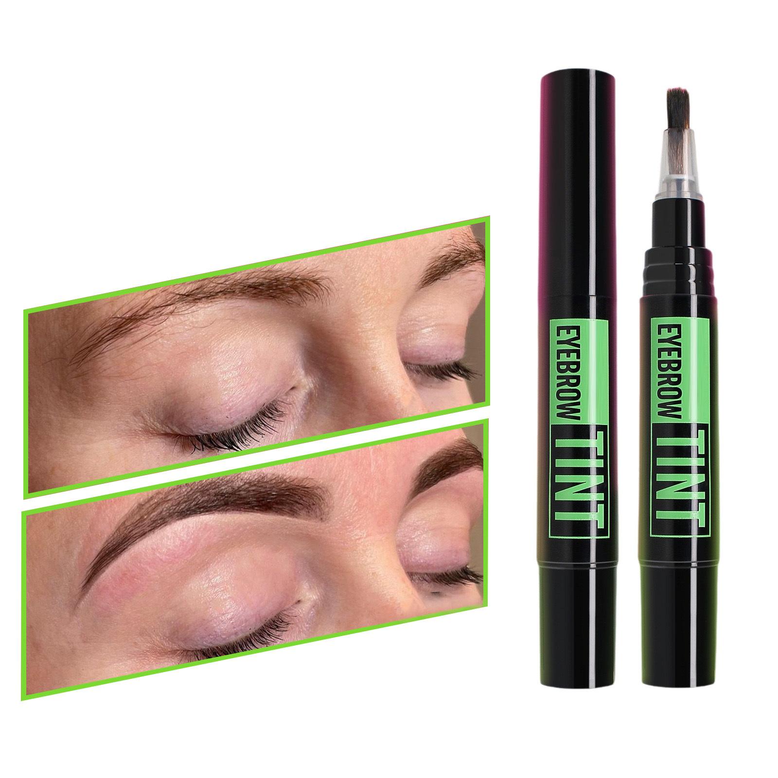 

Natural Looking Brow Gel Tint Waterproof Long Wearing Eyebrow Color Sweatproof Smudge Resistant Easy to Apply One Size
