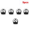 5/10/20/50pcs Cute Black Elf Car Interior Decoration Funny Auto Center Console Rearview Mirror Ornaments For Car Accessories