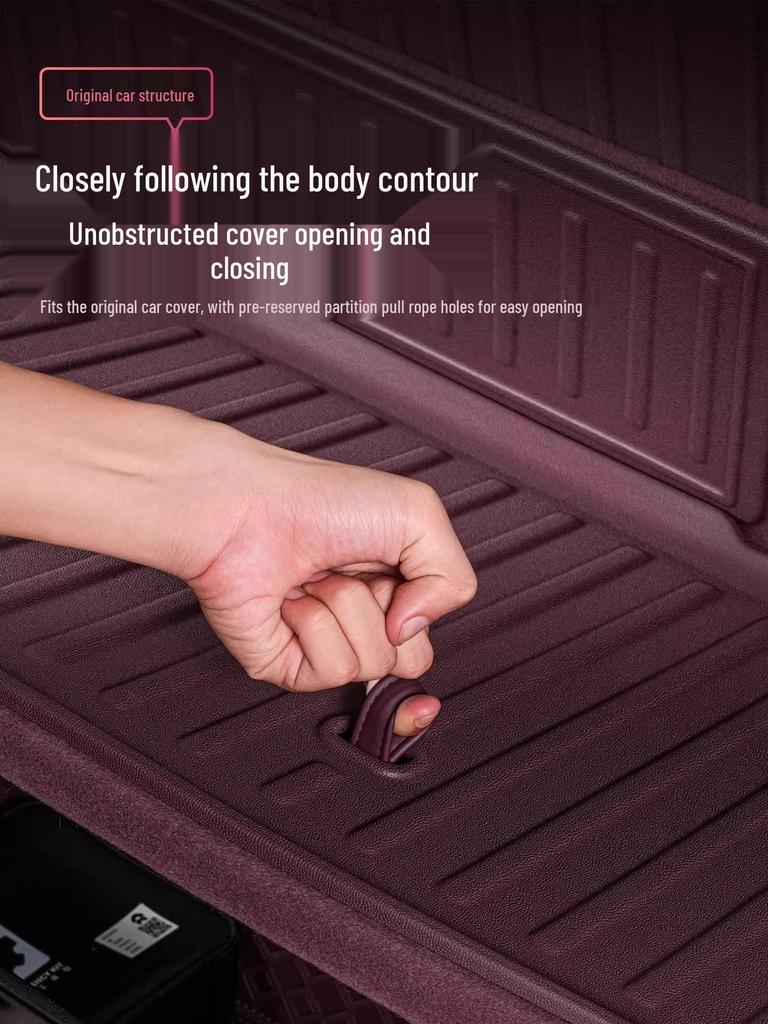 NIO ES8: TPE Trunk Mat - Waterproof, Dirt-Proof, Decorative Upgrade for 26 Models