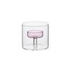European-style Candlestick Transparent Candle Stand Creative Glass Candle Holder  Banquet