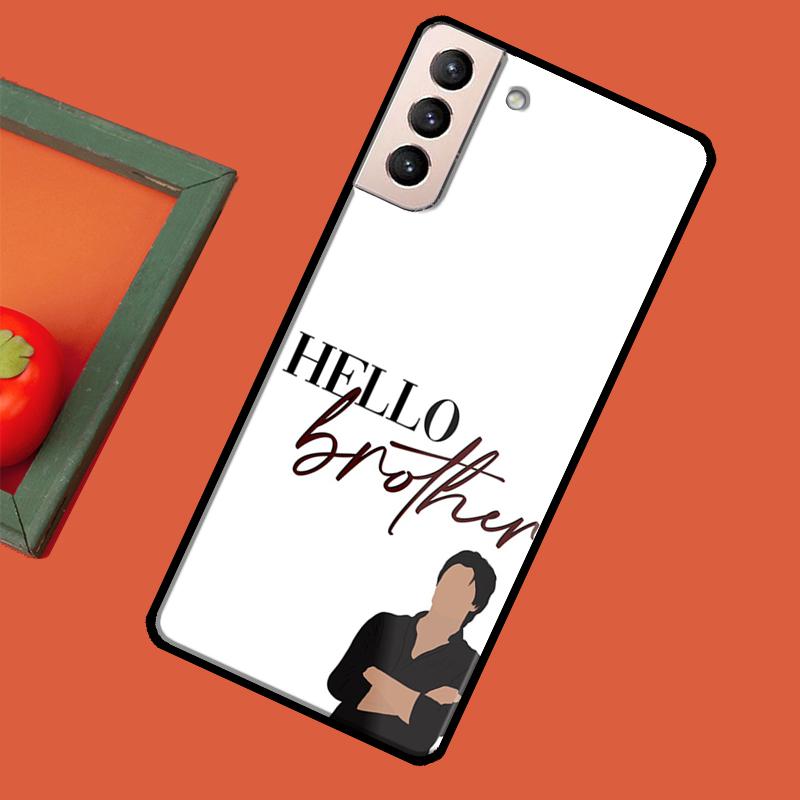 Damon and Stefan Vampire Diaries Phone Case For Samsung Galaxy S23 S20 FE S21 Ultra Note 10 S9 S10 Plus Note 20 S22 Ultra Cover
