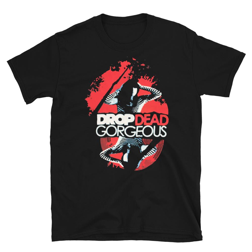 

Футболка унисекс Drop Dead с великолепным отпечатком пальца Hardcore Band