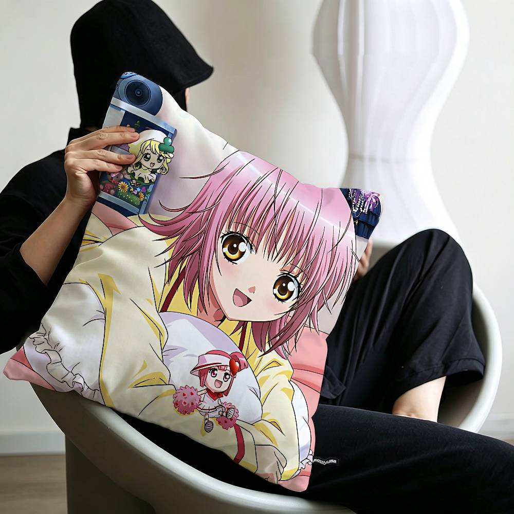 Shugo Chara Japan Anime Cushion Cover Polyester Sofa Cushions Decorative Throw Pillows Home Decoration Pillowcover